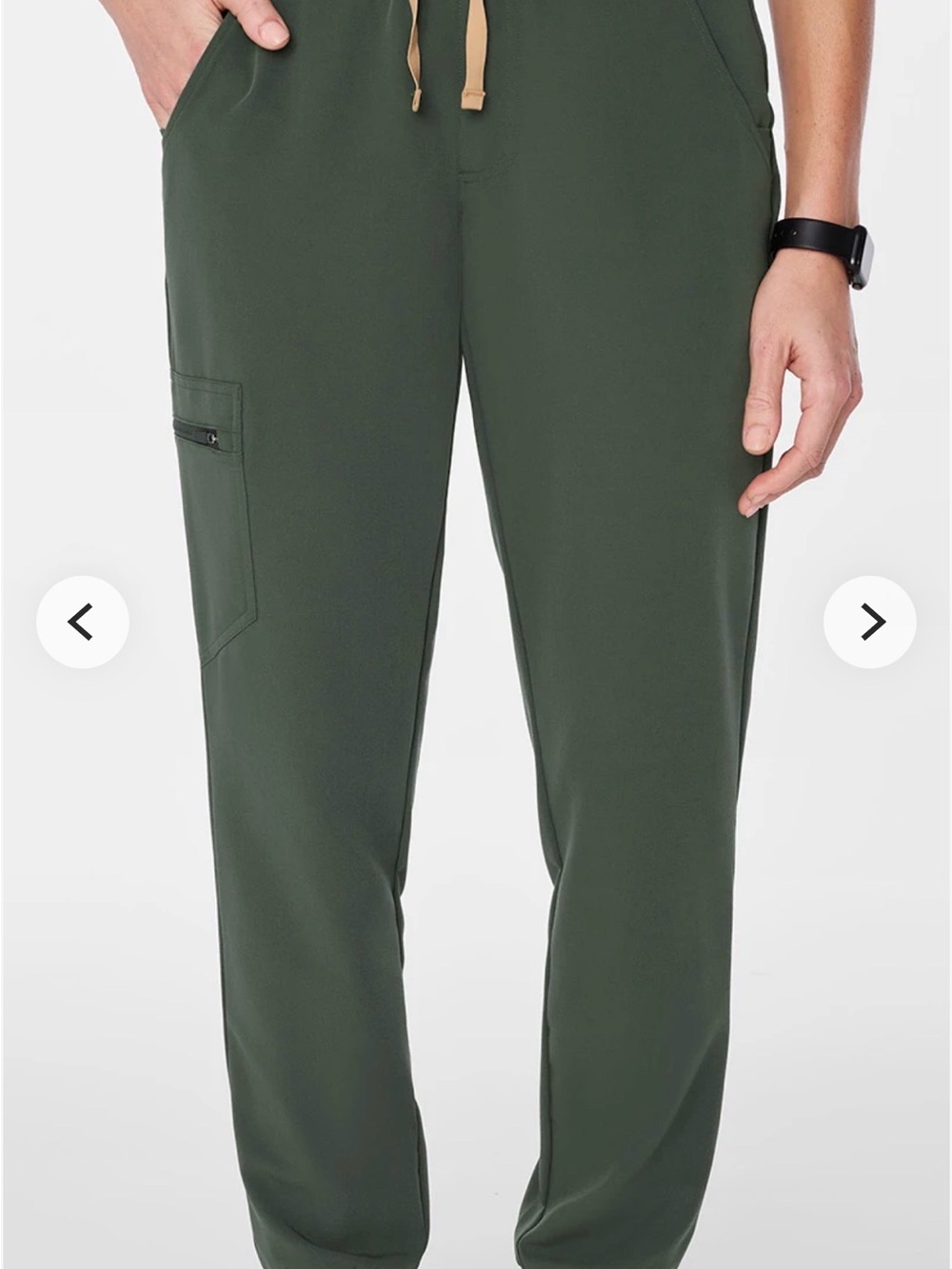 FIGS Zamora Jogger Scrub Pants - Moss